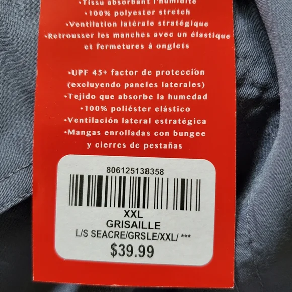 World Wide Sportsman Seacrest UPF 45+ Fishing Shirt.  Size XXL - Picture 9 of 10